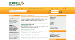 Desktop Screenshot of examples10.com